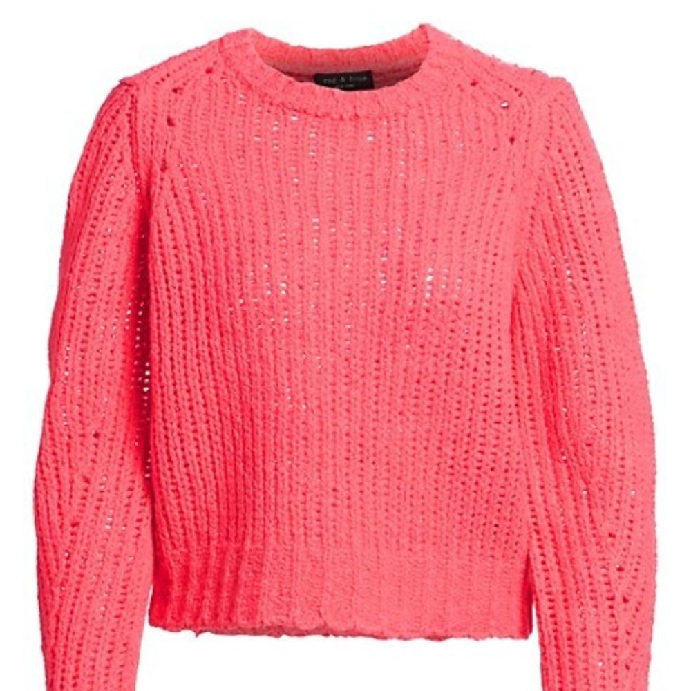 rag & bone Arizona Merino Wool Knit PINK